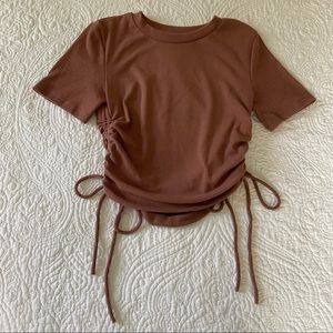 Zara Ruched T-shirt